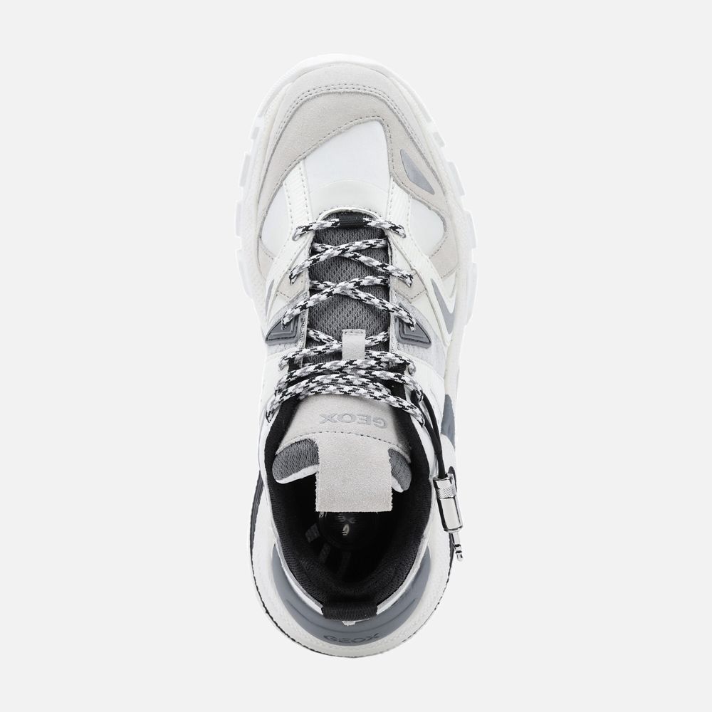 Geox Sneakers White/Black T01 Phonica - Geox Mens Shoes - VCNKYE803